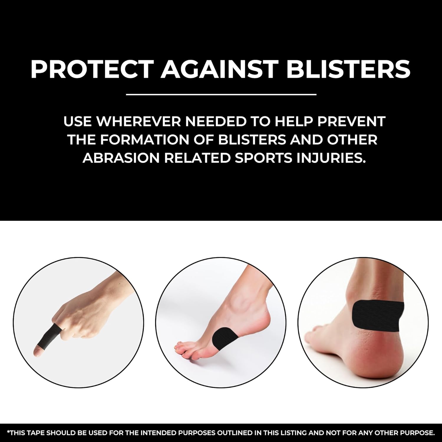 Premium Tape (30 Pack) - Pain Free Removal, Hypoallergenic, Latex Free & Gentle On Skin - Packaging May Vary - Skin Friendly Adhesive Cotton Tape